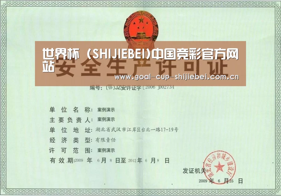 世界杯下注荣誉证书三